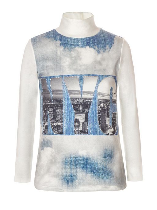 Водолазка голубой E4092