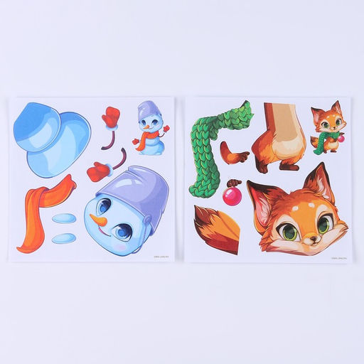 Оригами на новый год Зимние приключения, набор для творчества