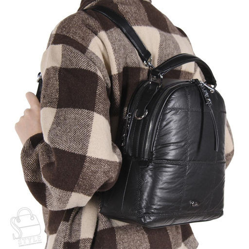 Рюкзак женский 670122 black Velina Fabbiano - Safenta