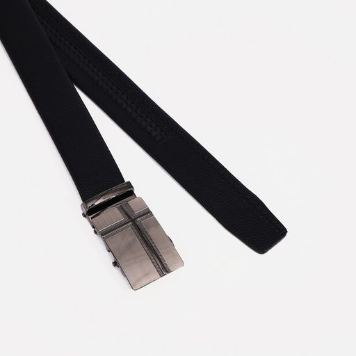 Ремень мужской, ширина 3,5 см, автомат, цвет чёрный - Simaland фото 2