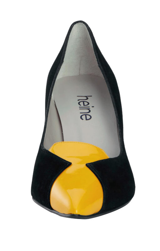 Туфли, черно-желтые - Heine фото 4