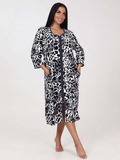 Женя Халат женский (Барс/серый) - А-дина фото 2