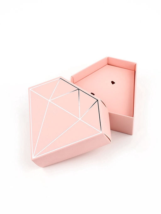 Цена за 5 шт. Коробка подарочная под бижутерию «Розовая, тиснение», 10×9×3.5 см