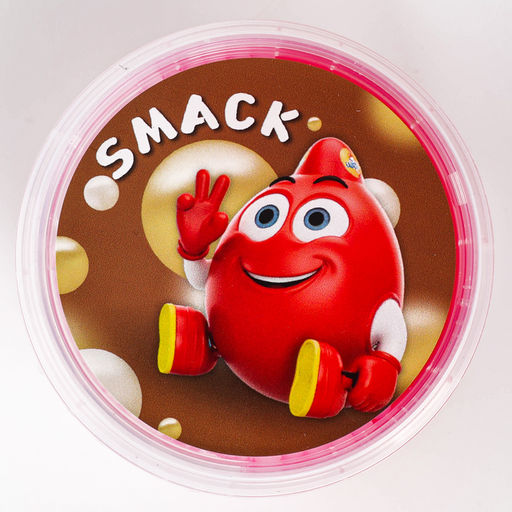 Слайм «Стекло», Smack с шариками, розовый, 90 г