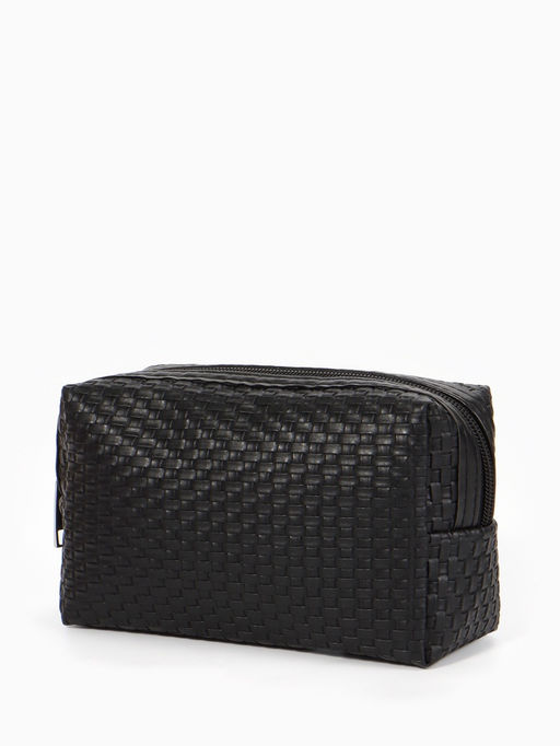 Косметичка универсальная, искусственная кожа, на молнии, чёрная