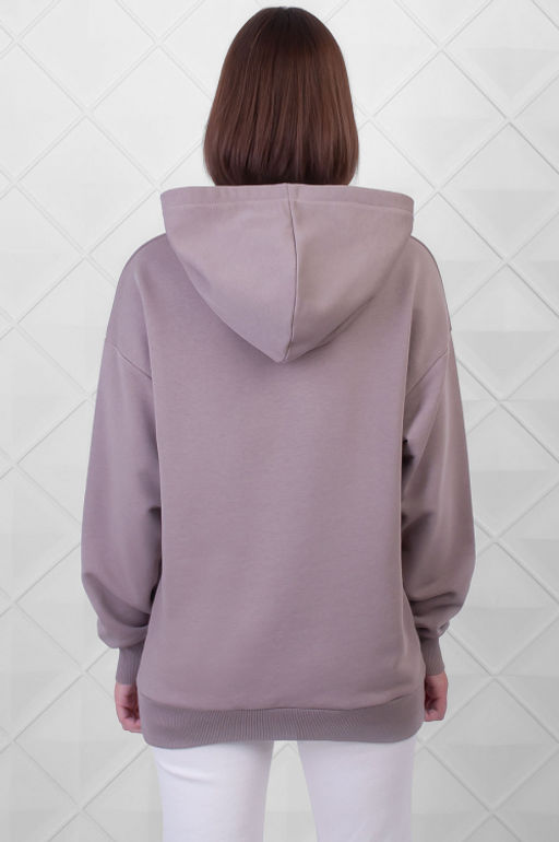 Арт. 15103  Худи женское оверсайз 44-52 (5 шт) Цвет:бежевый
