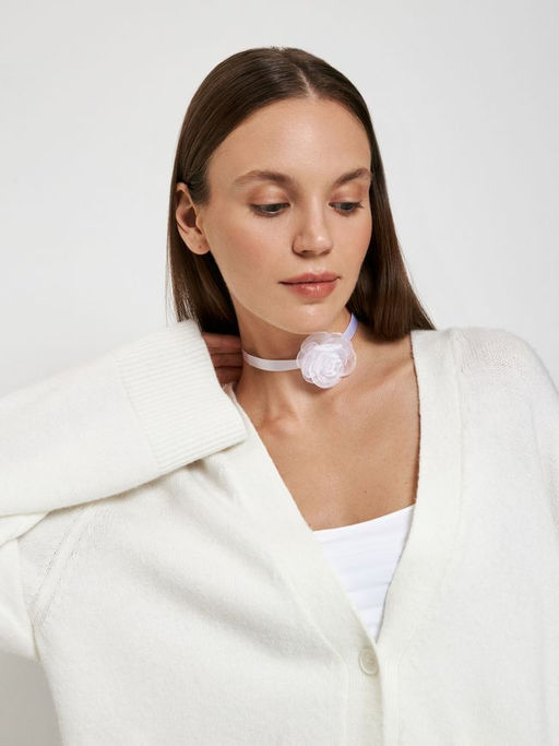 10206280014 Колье жен. Flora белый - Concept club фото 2