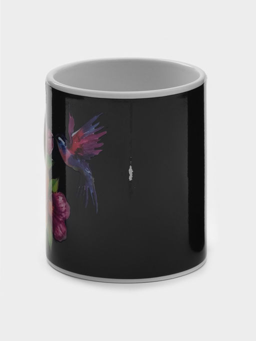 Кружка - хамелеон Доляна Колибри, 350 мл, керамика, небольшие дефекты