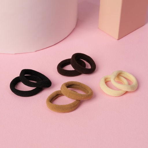 Цена за 2 шт. Резинки для волос «Махрушка спорт», набор 100 шт., 2.5 см, коричневые тона