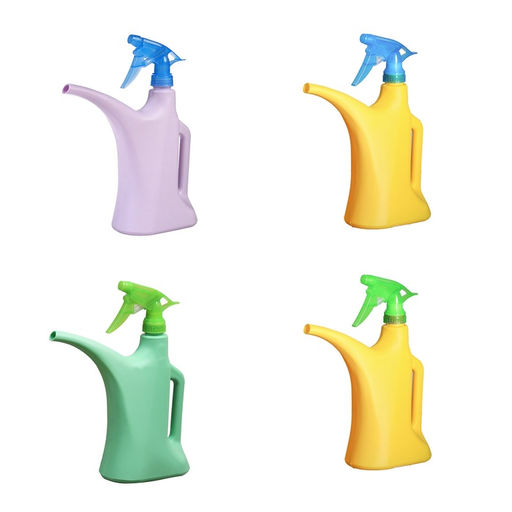 Лейка, 0.9 л, с распылителем, цвет МИКС