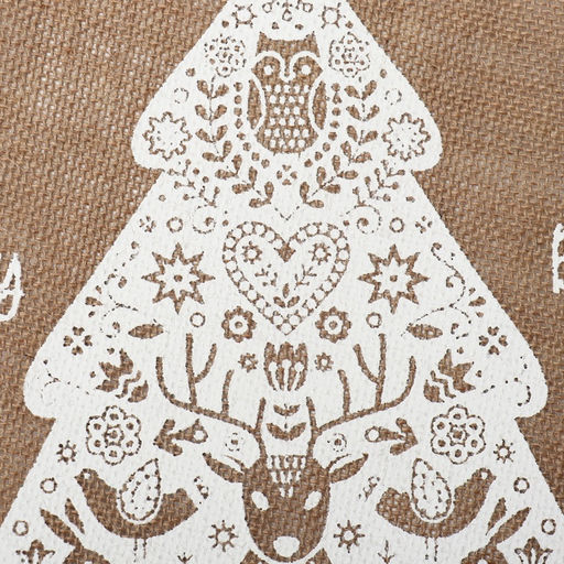 Салфетка сервировочная Merry bright цвет белый, 37*37 см, джут