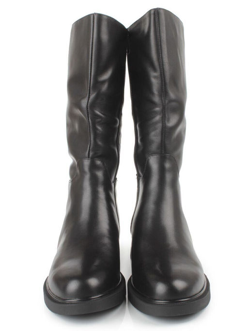 Z4225M BLACK Сапоги зимние женские (натуральная кожа, натуральный мех)