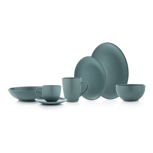 Тарелка обеденная Walmer Global, 24 см, цвет серый  фото 3