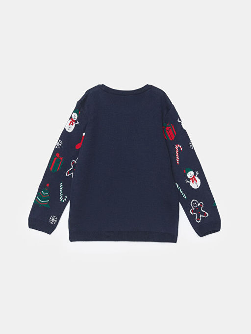 Y?lba?? Temal? Erkek ?ocuk Kazak - Waikiki фото 2