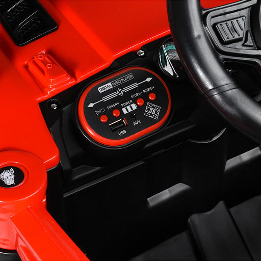 Электромобиль детский "Джип" (цвет красный)