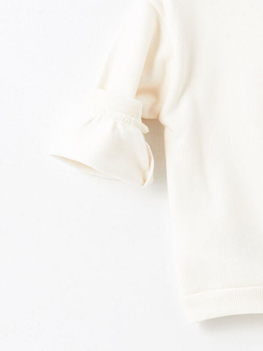 Bisiklet Yaka Barbie Bask?l? K?z Bebek Sweatshirt - Waikiki фото 3