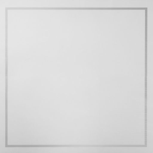 Цена за 20 шт. Плёнка матовая для цветов и букетов «Квадрат», серебряный, 57×57 см ±5% см