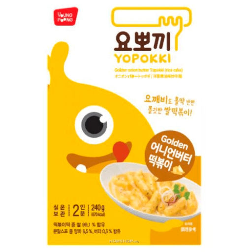 Рисовые палочки токпокки со сливочно-луковым соусом Yopokki, Корея 240 г (2 порции) Акция