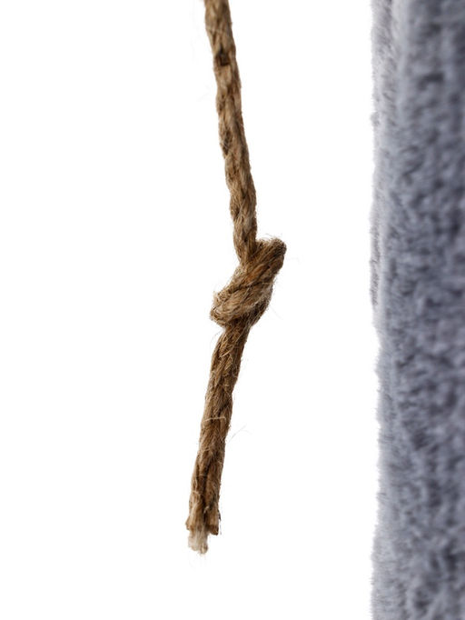 Комплекс для кошек с когтеточкой, лежанкой, джут, 583870 см, серый - Пижон фото 7