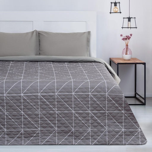 Покрывало «Этель» 1.5 сп Grey haze, 145×210±5 см, микрофибра