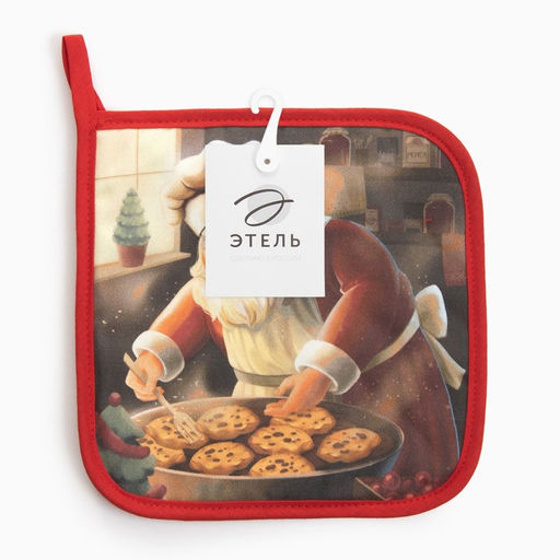 Прихватка Этель Cookies, саржа, 19?19 см, хлопок 100%, ватин 250 г/м?
