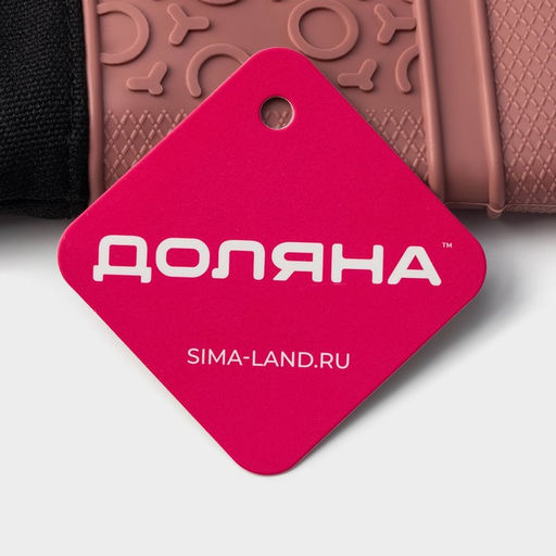 Рукавица для горячего с манжетой Доляна Профи, силикон, 3618.5 см, розовая  фото 6
