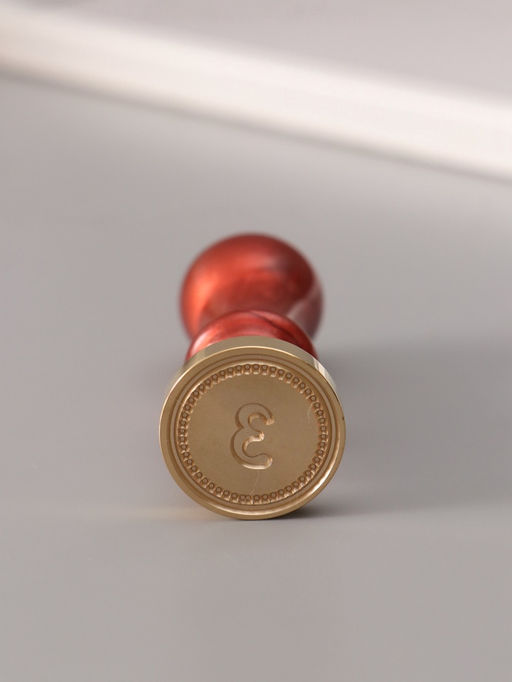 Печать для сургуча с пластиковой ручкой «Классика цифра 3», 2.5×2.5×6.3 см