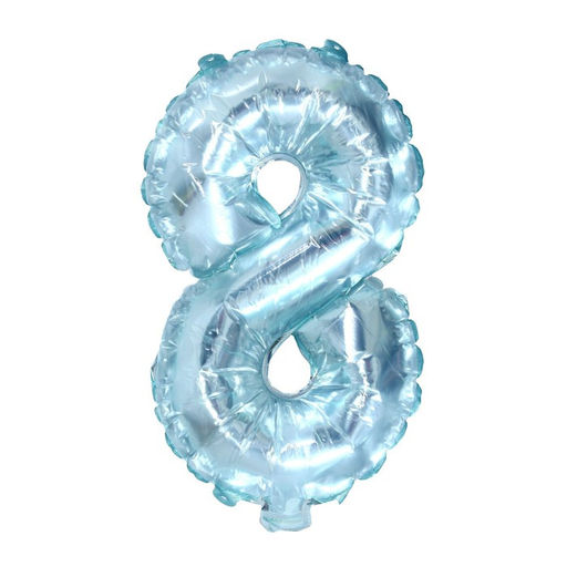 Воздушные шары фольгированные 16" «Набор цифры 0-9», для палочки, МИКС