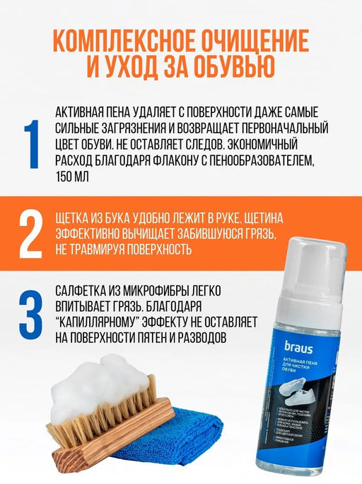 Пена-очиститель Braus 4401  фото 8