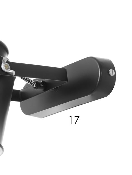 Спот 50174/1, 1хE27, 60 Вт, чёрный