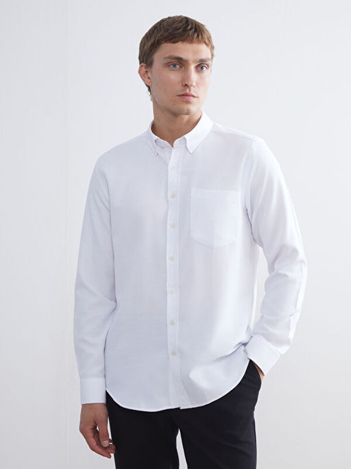 Regular Fit Uzun Kollu Arm?rl? Erkek G?mlek