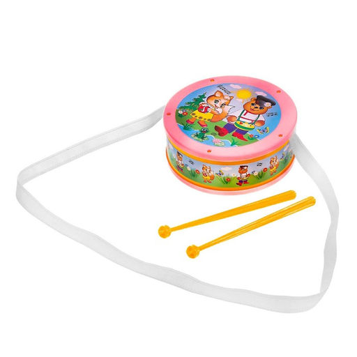 Цена за 2 шт. Игрушечный барабан, для детей, МИКС