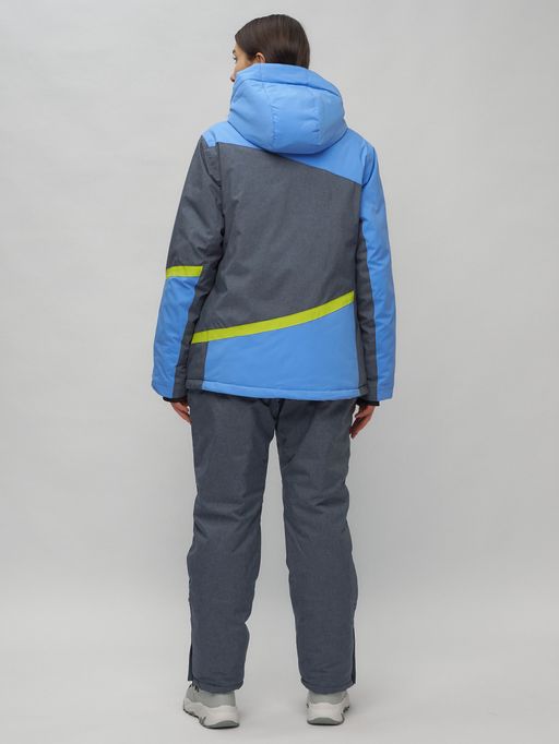 Горнолыжный костюм женский большого размера синего цвета 02282-1S - Chunmai фото 10