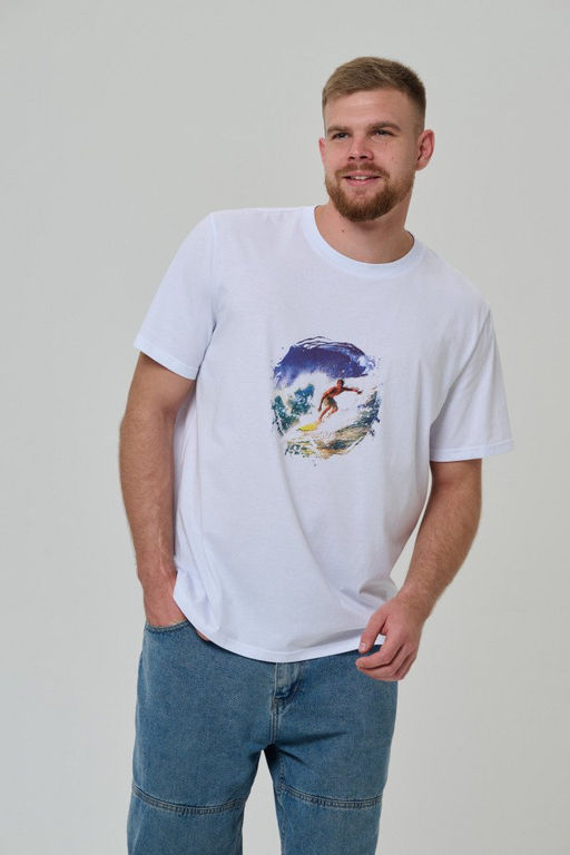 футболка мужская 2984-01 Новинка - Mix-mode фото 3