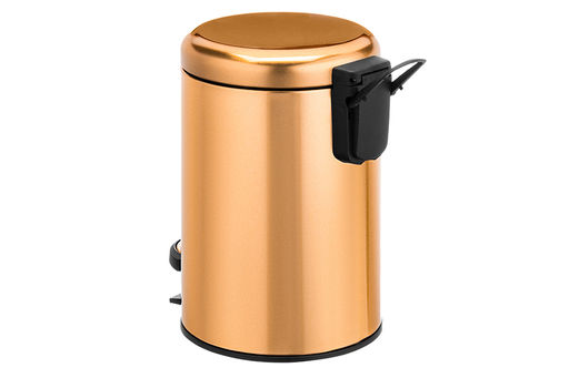 Контейнер для мусора 3 л 22,5*17*26,5 см с педалью + ведро, бронзовый - Elan gallery фото 5