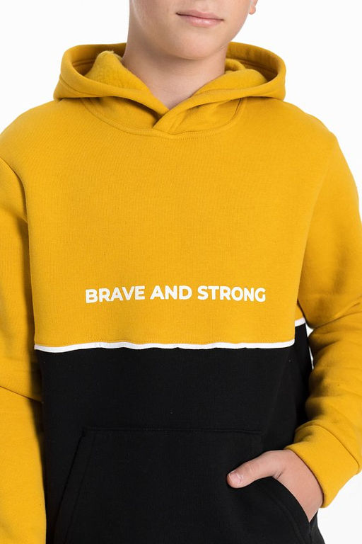 Толстовка М224098Па горчичный