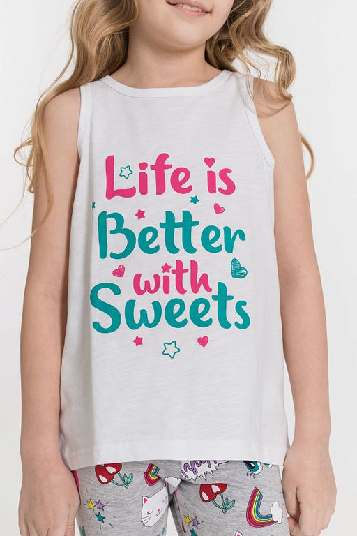 Костюм М22113Пб Белый - Елена фото 8