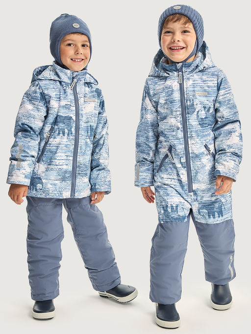 Комбинезон 8м1326 деним/серый