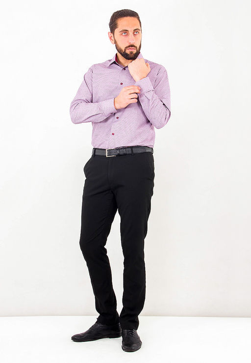 Сорочка мужская длинный рукав GREG 663/399/260/Z/1  фото 5