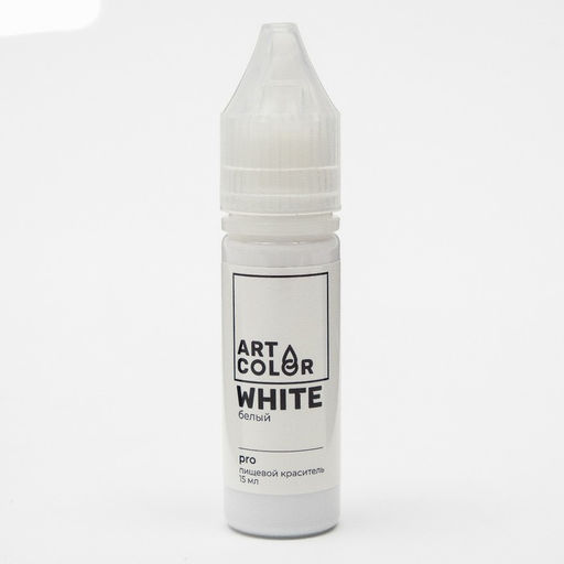 Цена за 2 шт. Гелевый краситель Art Color, белый, 12 мл