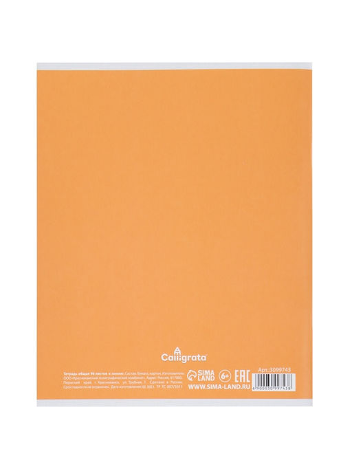 Набор тетрадей, 96 листов в линейку, Calligrata «Город», серые листы, 4 штуки