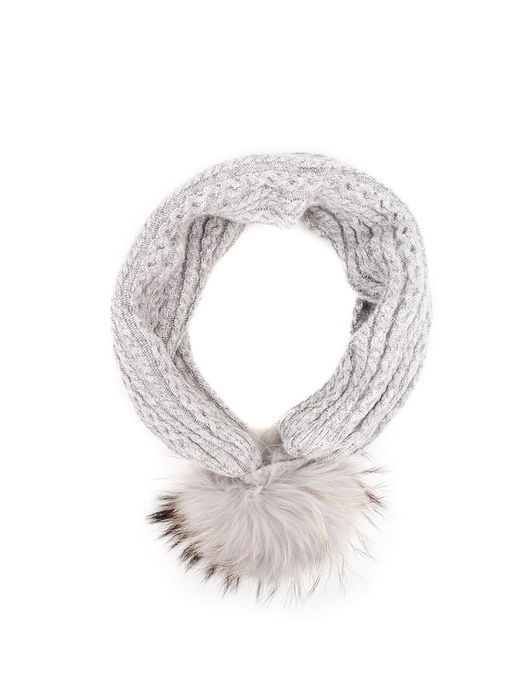 Шапка жен. шерсть+анг+виск LB-D77017 l.grey - Labbra фото 5