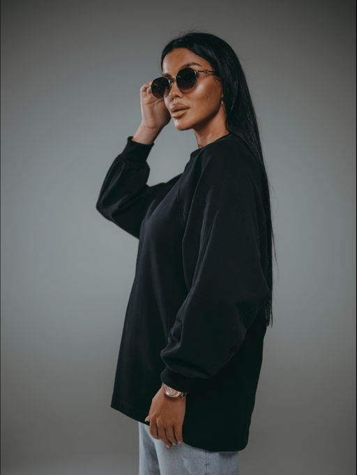 Символ свитшот женский (черный)