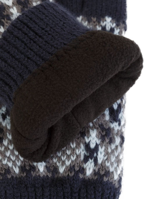 Пеpчатки Китай W55 navy/white - Modo gru фото 3