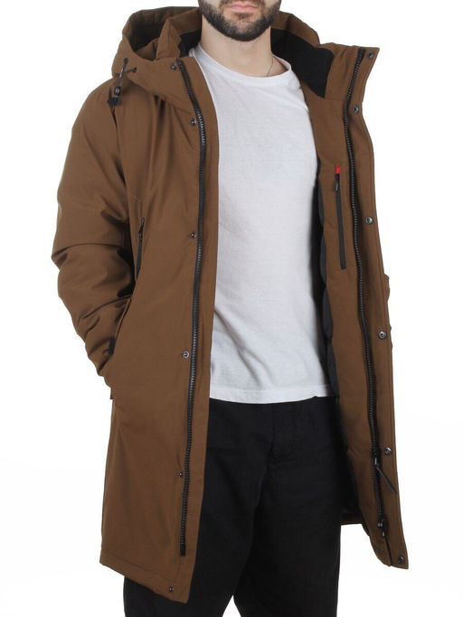 D6211 BROWN Куртка мужская зимняя (200 гр. холлофайбер)