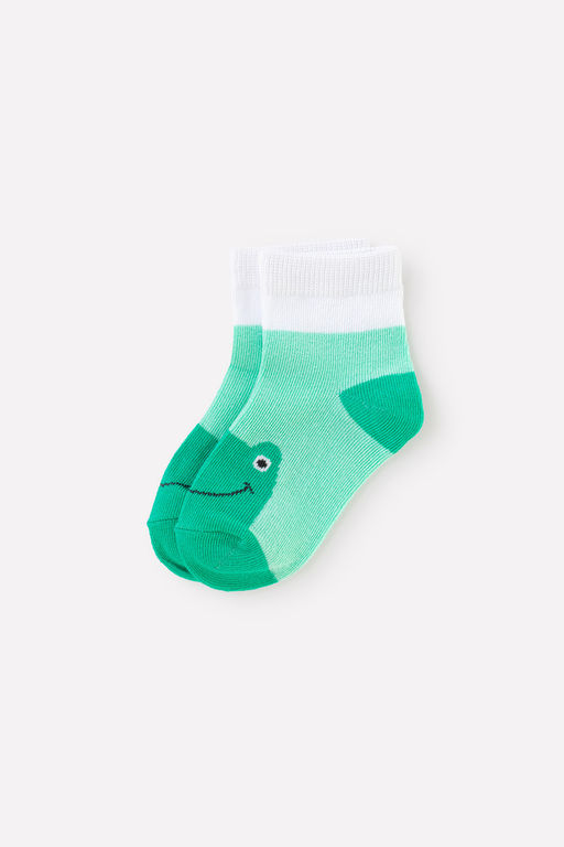 CROCKID СТОК! Носки. Цвет: белый, зеленый  фото 2