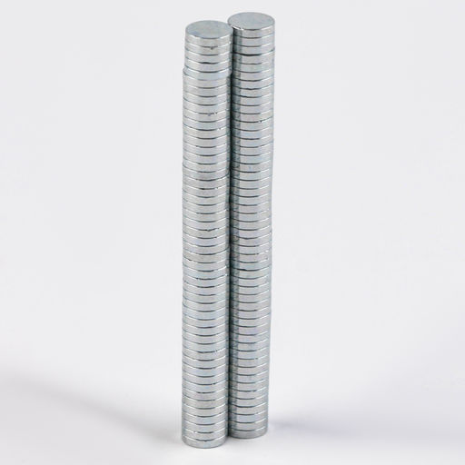 Магнит неодимовый, размер 1 шт. — 5×5×1 мм, набор 100 шт.