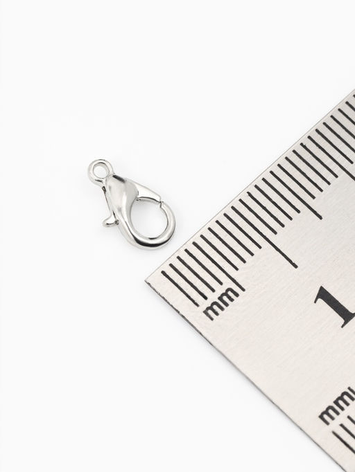 Набор для создания украшений "Минимум" колечки, кримпы, цепочки, цвет серебро