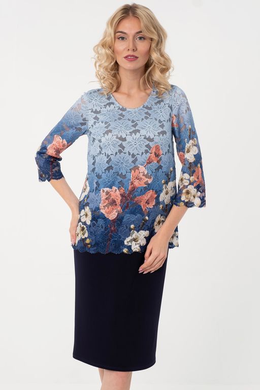 Платье П4-4245/2 - Wisell фото 12