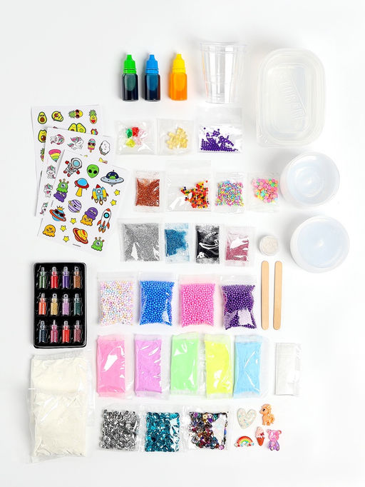 Слайм своими руками Мега набор. Сделай слайм, 50+ предметов - Школа талантов фото 8